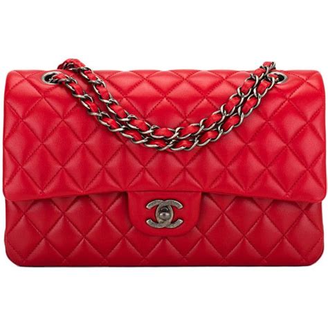 chanel red quilted bag|pre owned chanel bag.